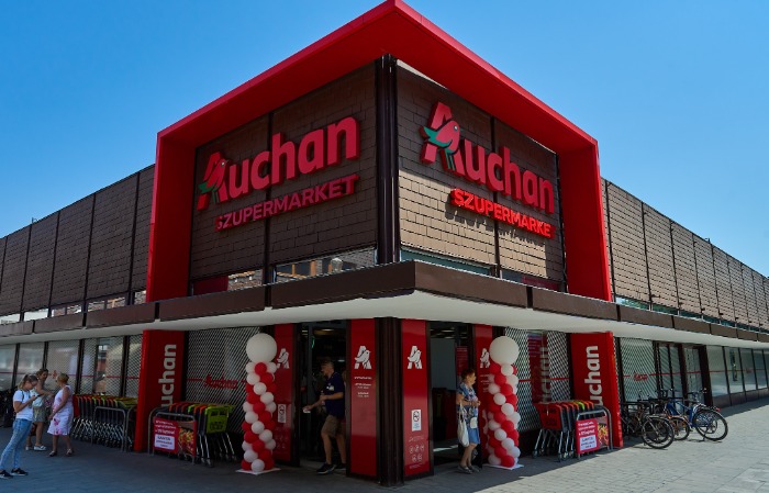 Itt az első Auchan, amit az új szupermarket-koncepciójuk szerint alakítottak át