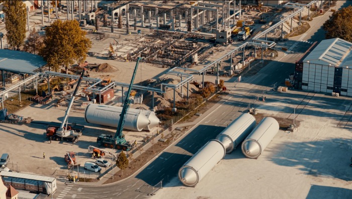 A Dreher kőbányai gyáránál elkezdődött az új üzemegységek építése