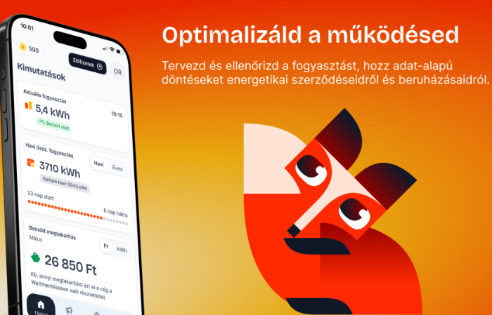 A magyar kisvállalkozásoknál napi 5-10 kilowattóra megy el a semmire, erre van megoldása egy hazai startupnak