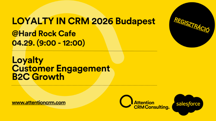 Loyalty in CRM 2026 Budapest: hogyan lesz a customer engagementből valódi üzleti eredmény?