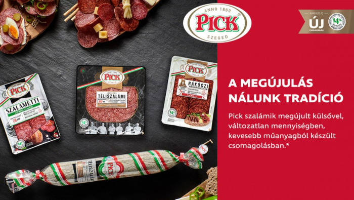 Megújult a PICK csomagolása