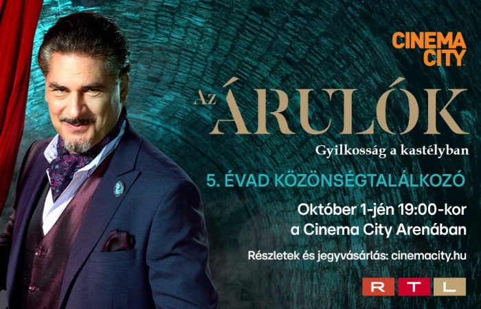 Összefogott az RTL és a Cinema City: moziba költözik az Árulók ötödik évadának nyitánya, de ez nem minden