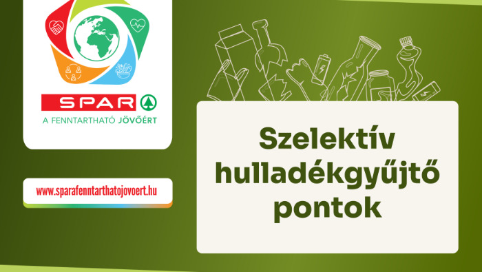 Térképes online keresővel segíti a szelektív hulladékgyűjtést a SPAR
