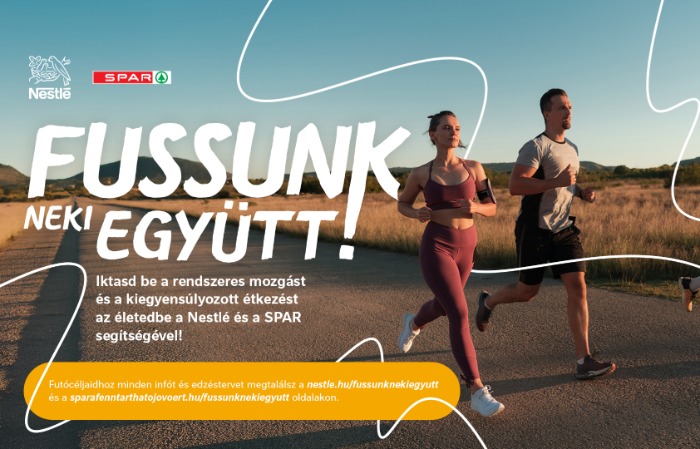 Fussunk neki együtt! Az egészségesebb hétköznapokhoz ad lendületet a Nestlé és a SPAR kampánya